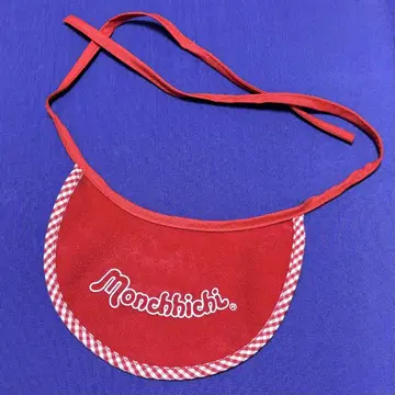 몽치치 침받이 스카프 L 사이즈 에이프런 Monchhichi 의류 빨간색