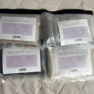 BELLE SHEER 압박 레깅스 4색 세트 L 사이즈