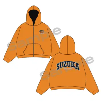[신상품] FRUITSZIPPER 진세이 스즈카 최애 어필 후드티