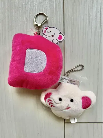 구하기 어려움 DAISO 신캐릭터 [다이조] 마스코트 키링 2종 세트