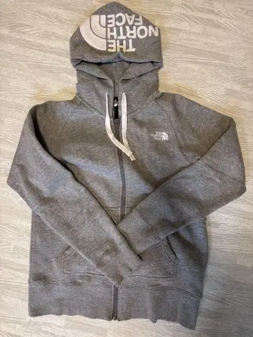 THE NORTH FACE 풀 집업 후드티 M 여성용 그레이