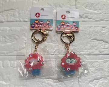 산리오 미야쿠미야쿠 키티 한교동 클리어 키링 오사카 만박