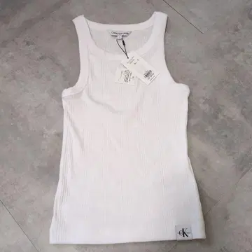 Calvin Klein Jeans 화이트 탱크탑 S
