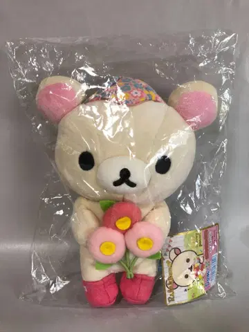 해피 피크닉 시리즈 모으는 봉제 인형 코리락쿠마 꽃