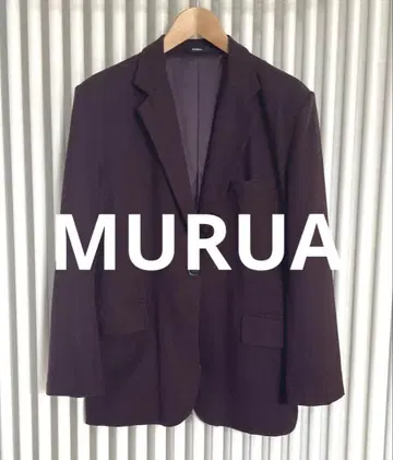 [ MURUA ] 무루아 와인 레드 자켓 M 사이즈