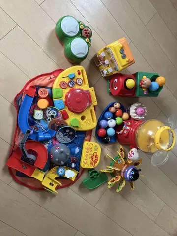 호빵맨 완구 세트 멀티컬러