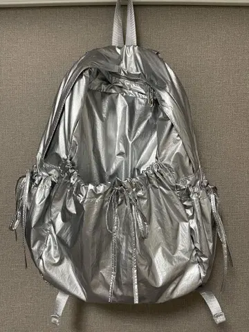 실버 백팩 백팩