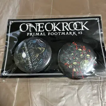 ONE OK ROCK 캔뱃지 새상품 미개봉 미사용