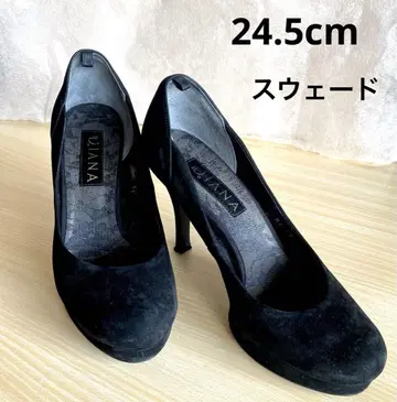 DIANA 다이애나 플랫폼 펌프스 24.5cm 스웨이드 중고
