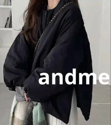 andme 블랙 자켓