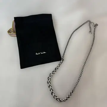 폴 스미스 실버 도금 목걸이