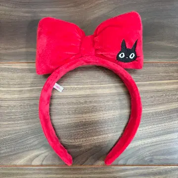 마녀 배달부 키키 키키 리본 머리띠 고양이 디자인