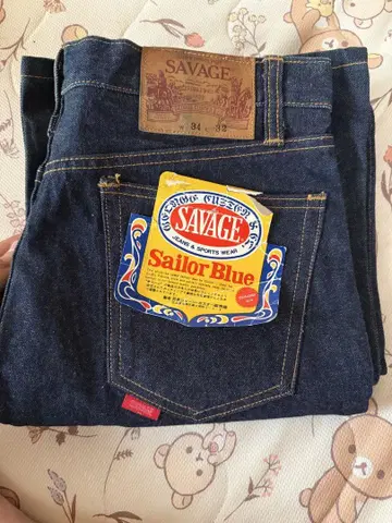 SAVAGE 플레어 데님 Sailor Blue 34 x 32