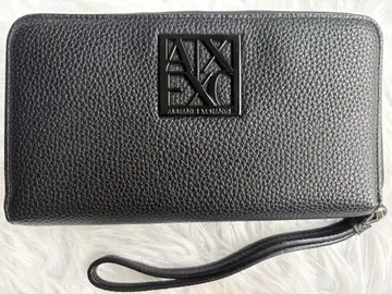 Armani Exchange 블랙 장지갑