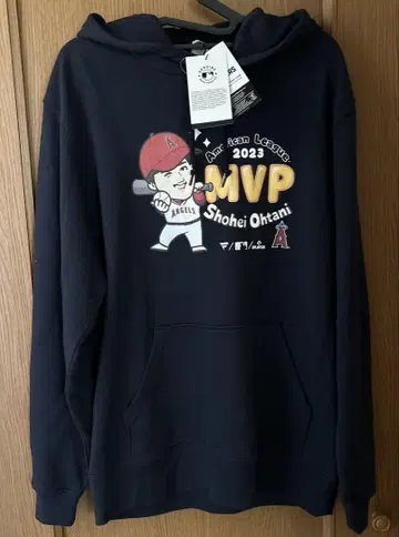오타니 쇼헤이 2023 MVP 후드티 L 네이비