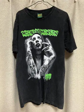 Marilyn Manson 티셔츠 블랙