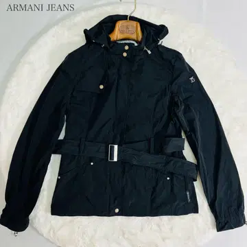 [ 새상품급 ] ARMANI JEANS 아르마니 마운틴 후드티 로고