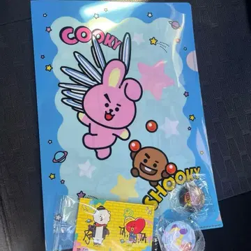 BT21 BTS 쿠라스시 빅쿠라폰 클리어 파일 기타 세트
