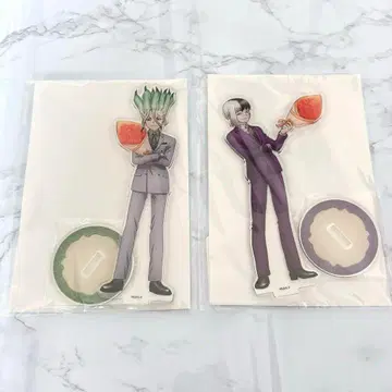 Dr.STONE 원화전 이시가미 센쿠 아사기리 겐 아크릴 스탠드 수트