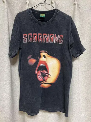 SCORPIONS 그래픽 T셔츠 블랙