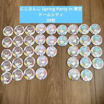 나기사 트라웃 등 니지산지 TDCA 캔뱃지 39개