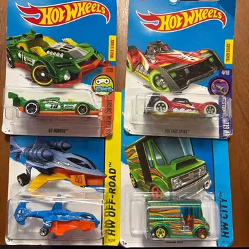 HOT WHEELS SHOWDOWN 새상품 4개 세트