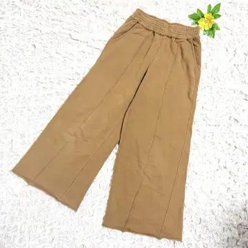 [투데이풀] 릴랙스 와이드 팬츠 허리밴딩 코튼 100%