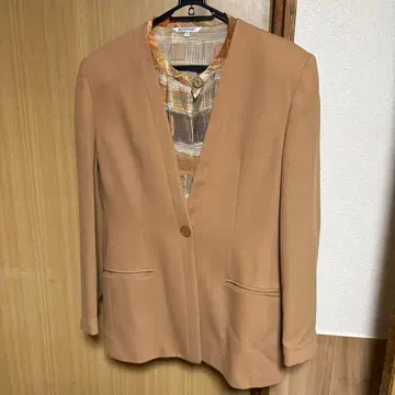 에렌노 브라운 자켓과 스커트 세트 46