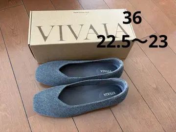 새상품급 하자 있음 VIVAIA 플랫슈즈 스퀘어토 플랫슈즈