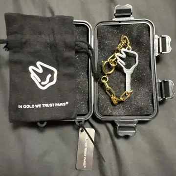 IN GOLD WE TRUST 파리 팔찌 골드&실버