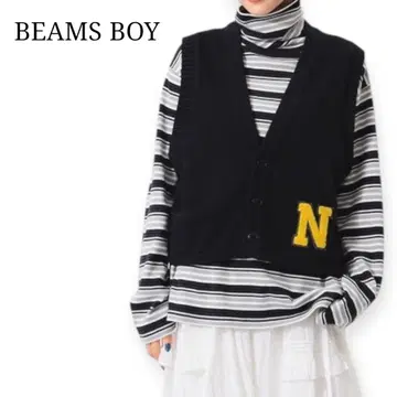BEAMS BOY 레터드 베스트 빔즈 보이