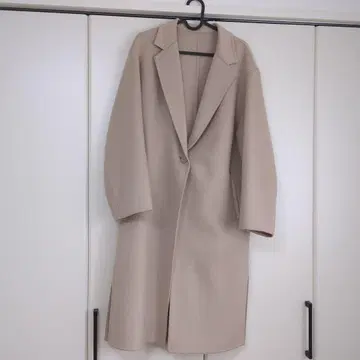 UNIQLO 베이지 테일러드 롱 코트