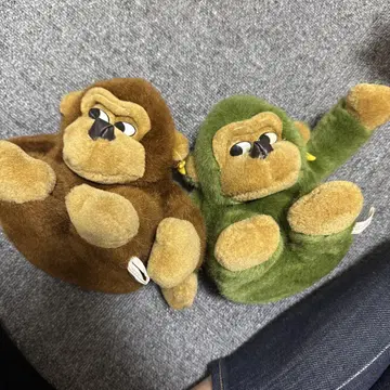 고릴라 봉제 인형 엑사이트 아빠 쇼와 레트로