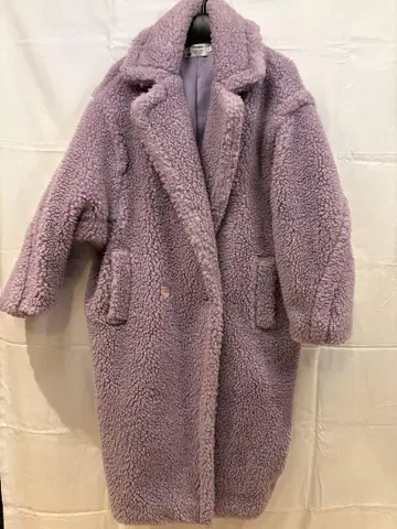 USED Boutique 보아 롱 코트 라벤더