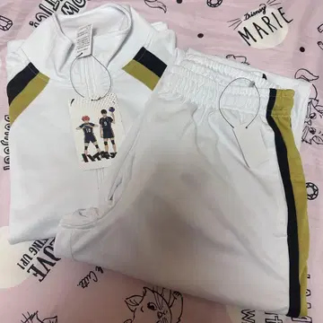 택 포함 새상품 하이큐 시마무라 후쿠로다니 학원 고교 저지 상하의 세트