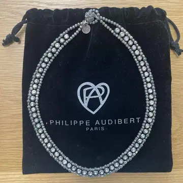 새상품급 PHLIPPE AUDIBERT 실버 비즈 액세서리