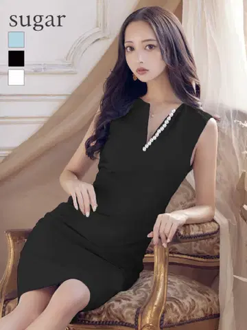 VELIQUE 블랙 타이트 드레스 S 사이즈
