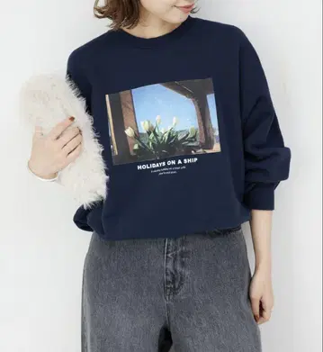 SLOBE IENA 프린트 맨투맨