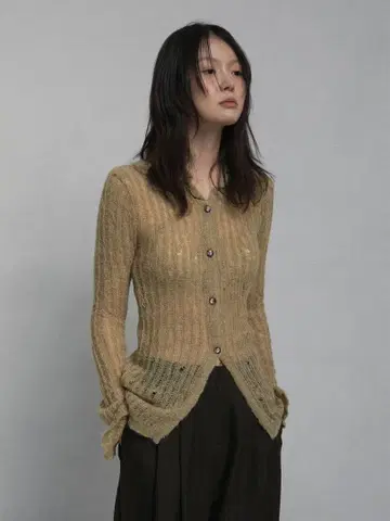 Feather Damage Cardigan