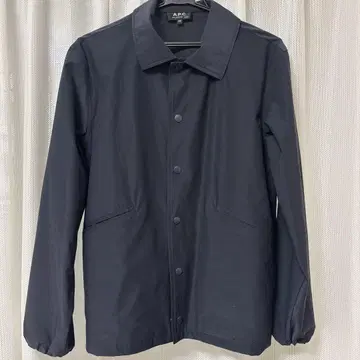 A.P.C. 네이비 나일론 자켓