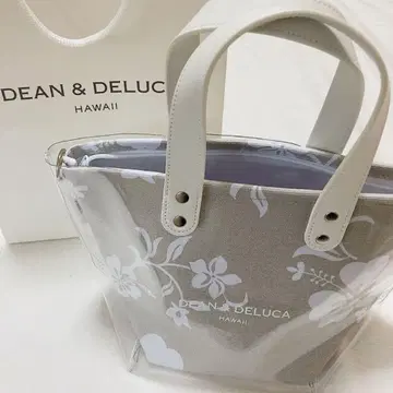 DEEN & DELUCA HAWAII 클리어 토트백 로얄 하와이안
