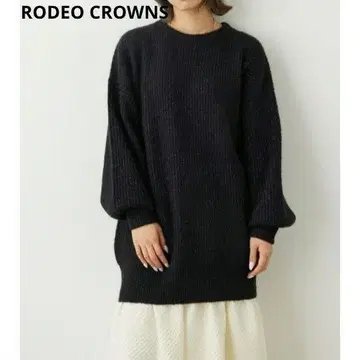W47 RODEO CROWNS Glitter 니트 튜닉 원피스