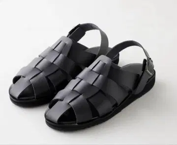 새상품급 HEP DRV 헵 드라이빙 샌들 블랙 24cm M 사이즈