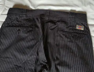 Dickies 디키즈 블랙 스트라이프 워크 팬츠 슬랙스