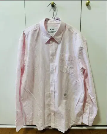 새상품급 A.P.C 라코스테 콜라보 스트라이프 셔츠