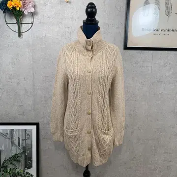 스위치 모션 가디건 니트 볼레로 롱 기장 L 사이즈