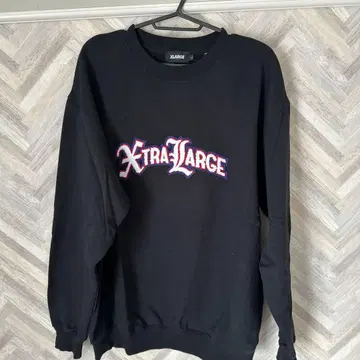 XLARGE 블랙 맨투맨 L 사이즈