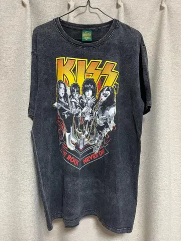 KISS 그래픽 T셔츠 다크 그레이