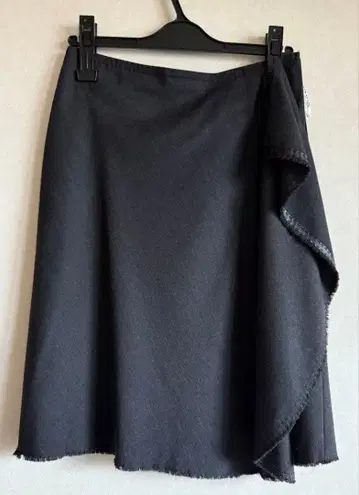 브라민 블랙 플레어 스커트 38