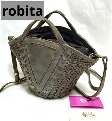 robita 로비타 천연 가죽 메쉬 2way 백